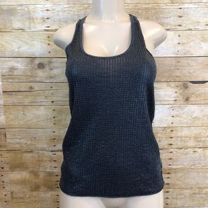 Vince Charcoal Sequin Tank XS
